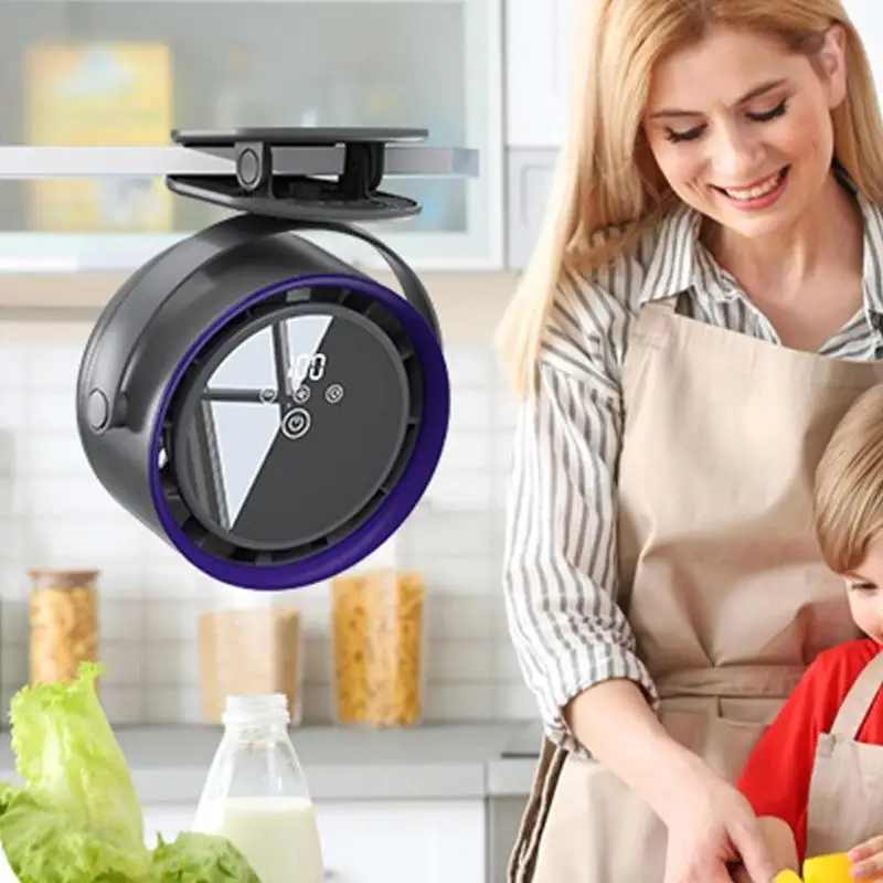 Fã poderoso e silencioso com bateria e textura plástica ajustável 5 velocidades N58D