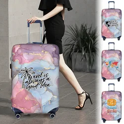 Luggage Cover Stretch Fabric Suitcase Protector Baggage Case for18-32 Inch Suitcase Case Print Travel Series Travel Organizer