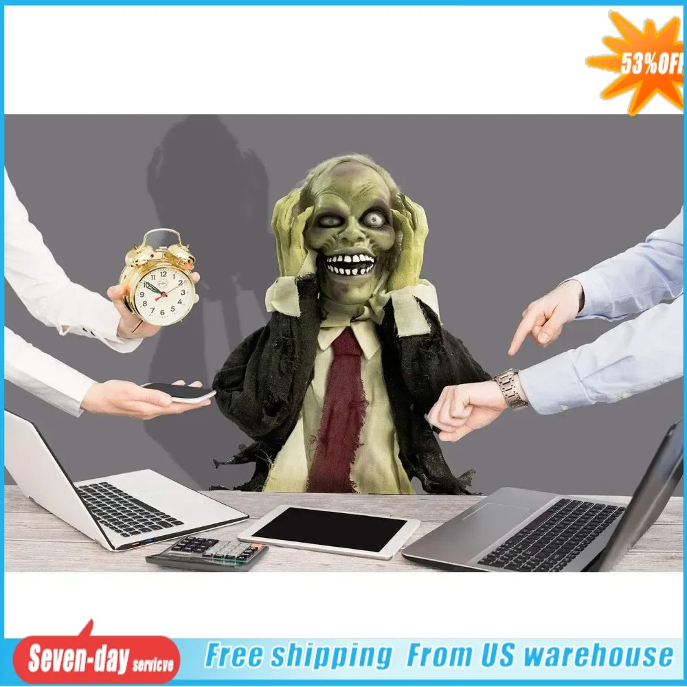 

Party & Holiday DIY Decorations, 22" Jumping Zombie Groundbreaker 6"D x 9"W x 20"H, Halloween decorations