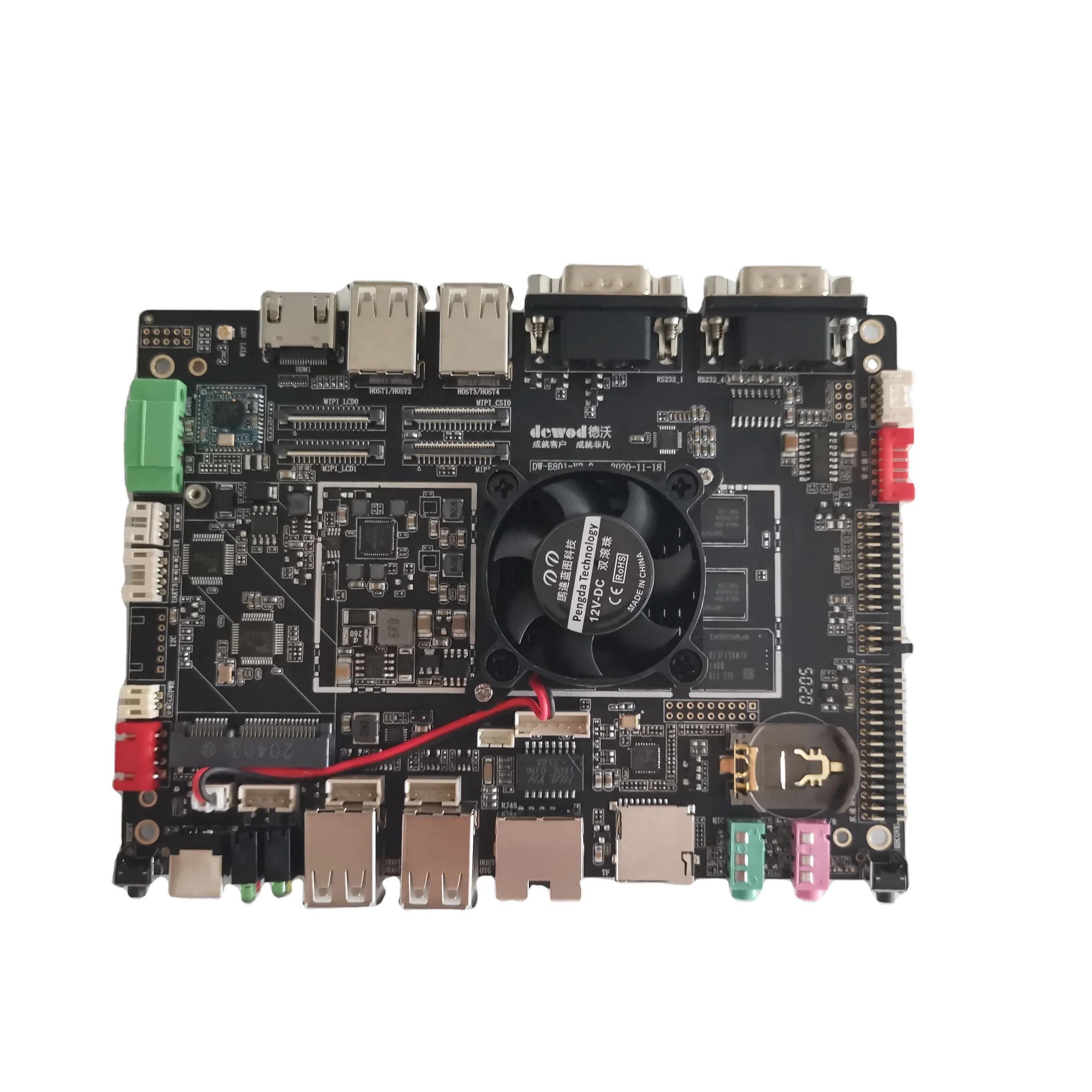 Android Smart Board 2gb RAM Android Board RK3568 RK3288 RK3399 Motherboard 8*USB Industrial Control Motherboard Linux System