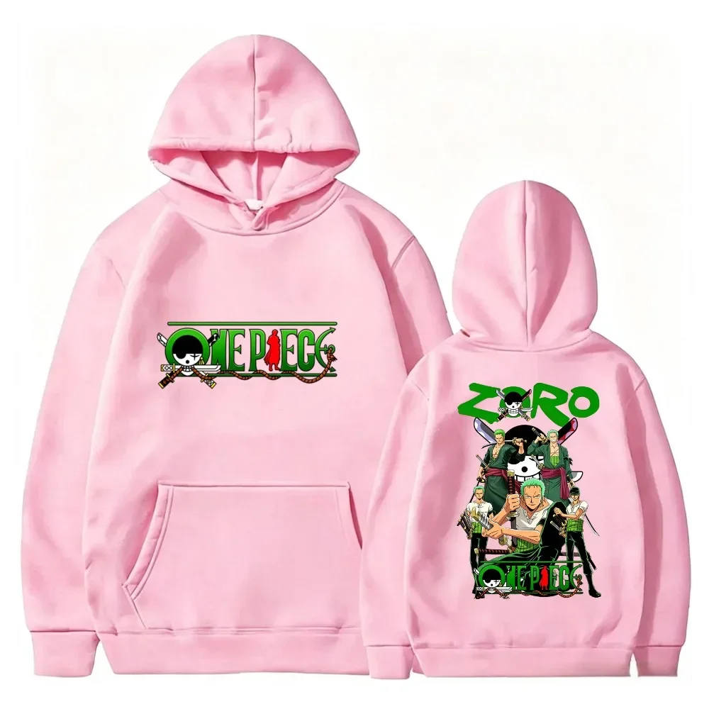 One Piece Zoro Anime Print Hoodie Kinder Jungen Mädchen Unisex Langarm Freizeit Pullover Kapuzenpullover Kinder Alltags-Oberteil – Detail 11