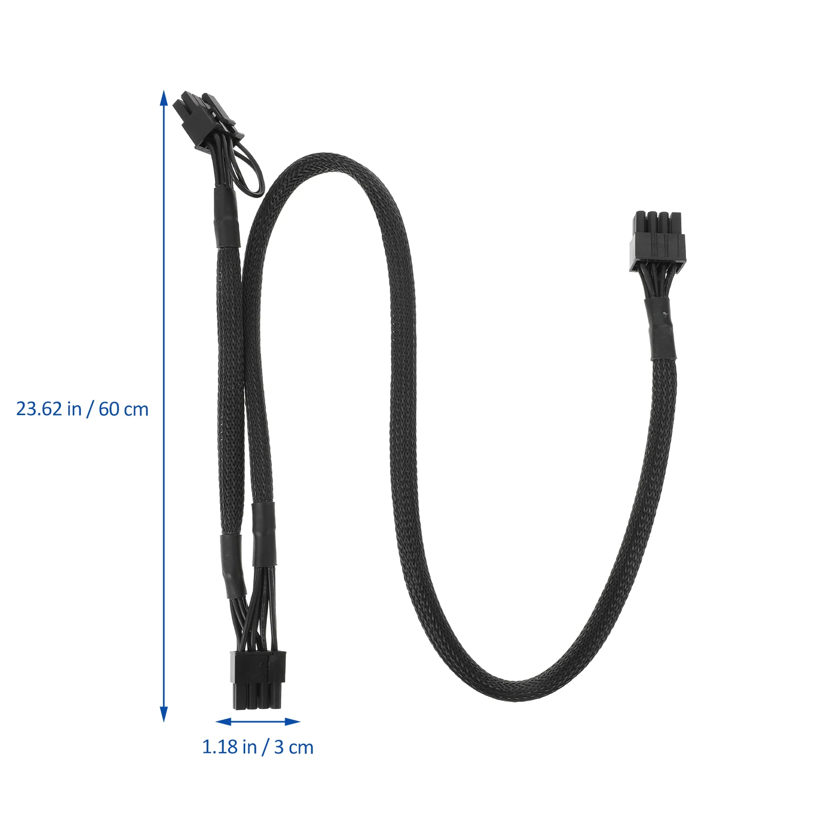 

Power Cable Dual 8 Pin (6+2) To Dual 8 Pin Graphics Card Adapter Splitter For Pc Gpu Power Supply Extension Cord