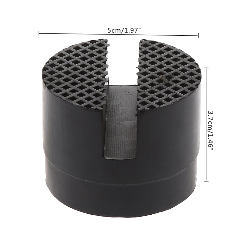 Floor Slotted Car Rubber Pad Frame Protector Adapter Jacking Disk Pad Tool Dropship
