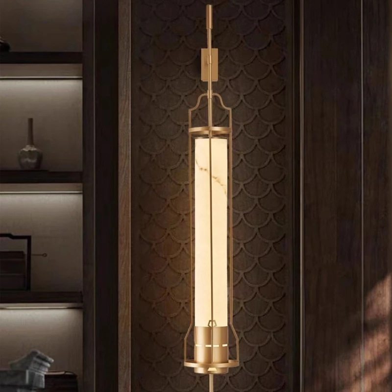 Modern Designer Wall Lamp Long Strip Light Hotel Lobby Villa Living Room Background  Lighting Indoor Decoration LED Wall Sconces