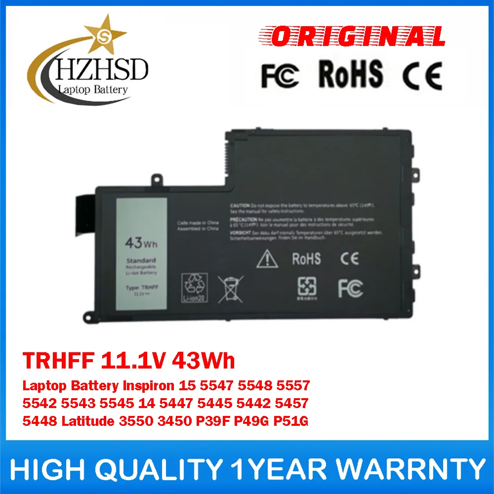 Batería original genuina para ordenador portátil TRHFF 11,1 V 43Wh para DELL Inspiron 15 5547 5548 5557 5542 5543 5545 14 5447 5445 5442 5457 5448