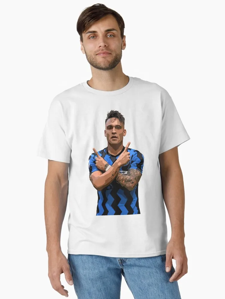 Classic Sport Graphic Cotton Tshirt Inspired By Lautaro Martinez for Men Women Soccer Fan Gift