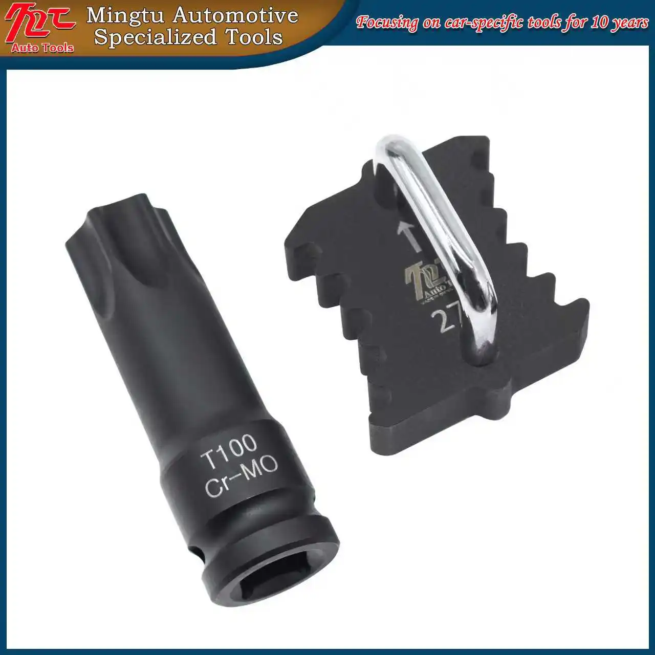 Подходит для инструмента регулировки распределительного вала ГРМ Mercedes M276, M278, и M274; специально разработанный для регулировки цепного колеса Mercedes.