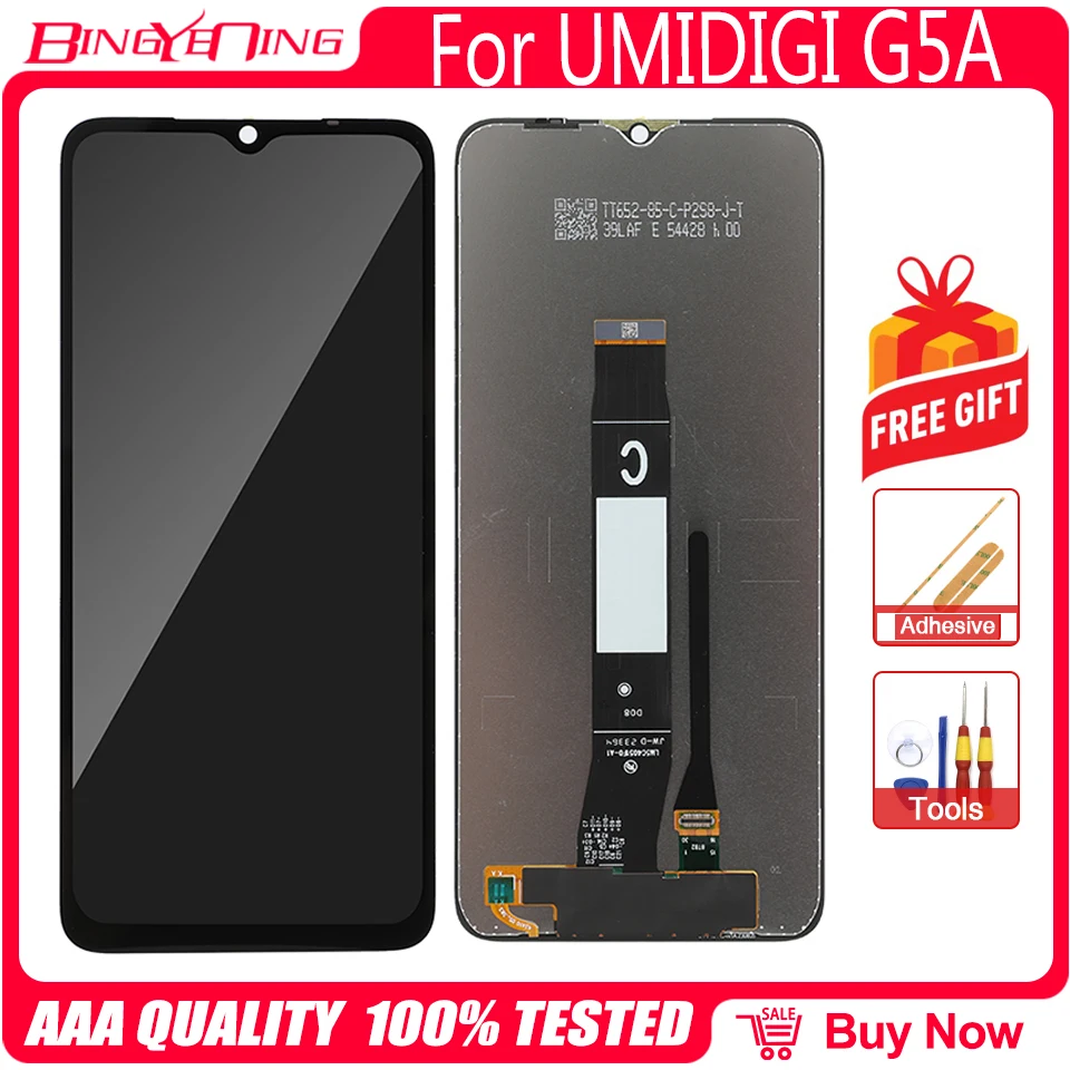 Nowoczesny ekran LCD + czujnik dotykowy do UMIDIGI G5A G100A – kompletna naprawa z zestawem narzędzi