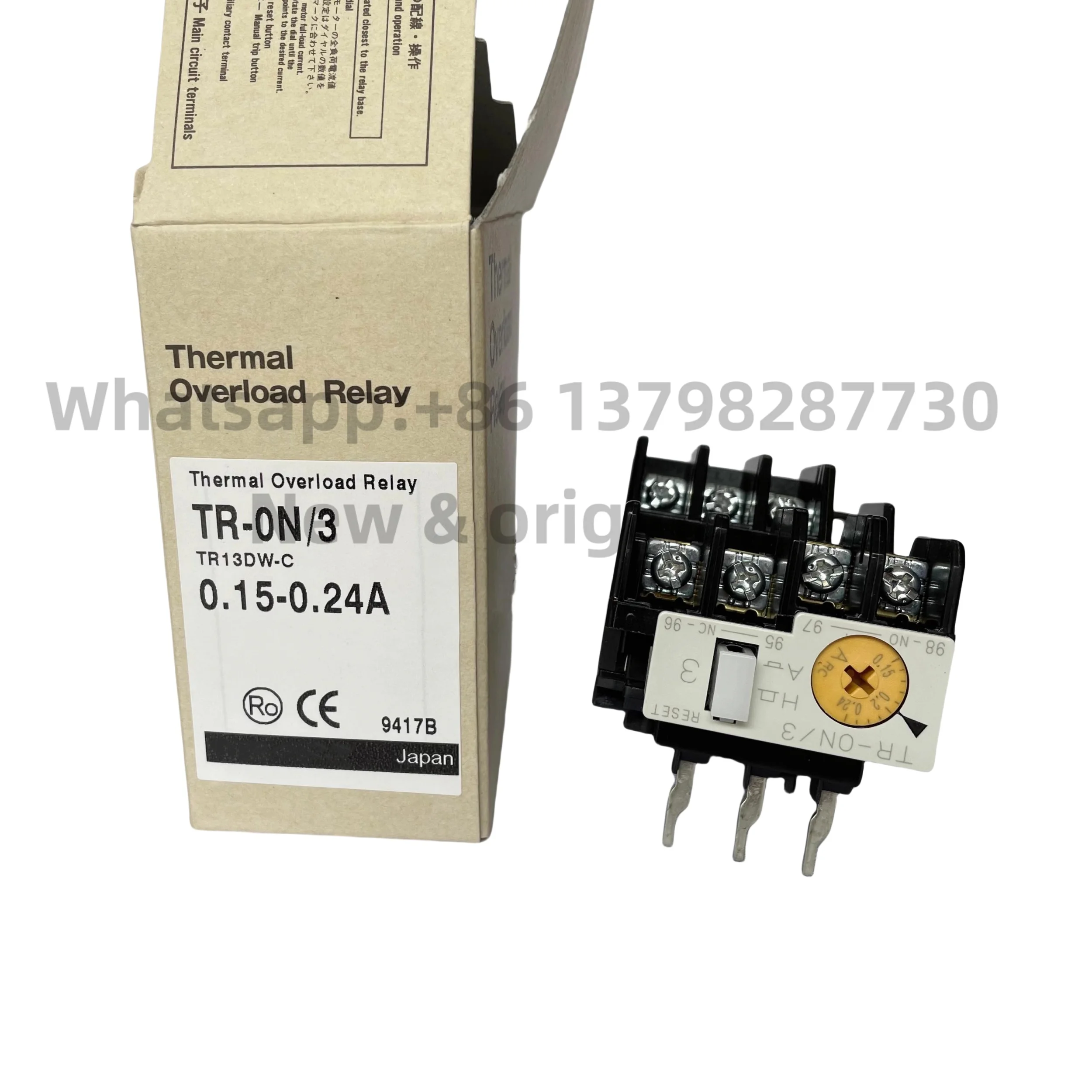 

New original Thermal relay TR-0N/3 TR-ON/3 0.15-0.24A