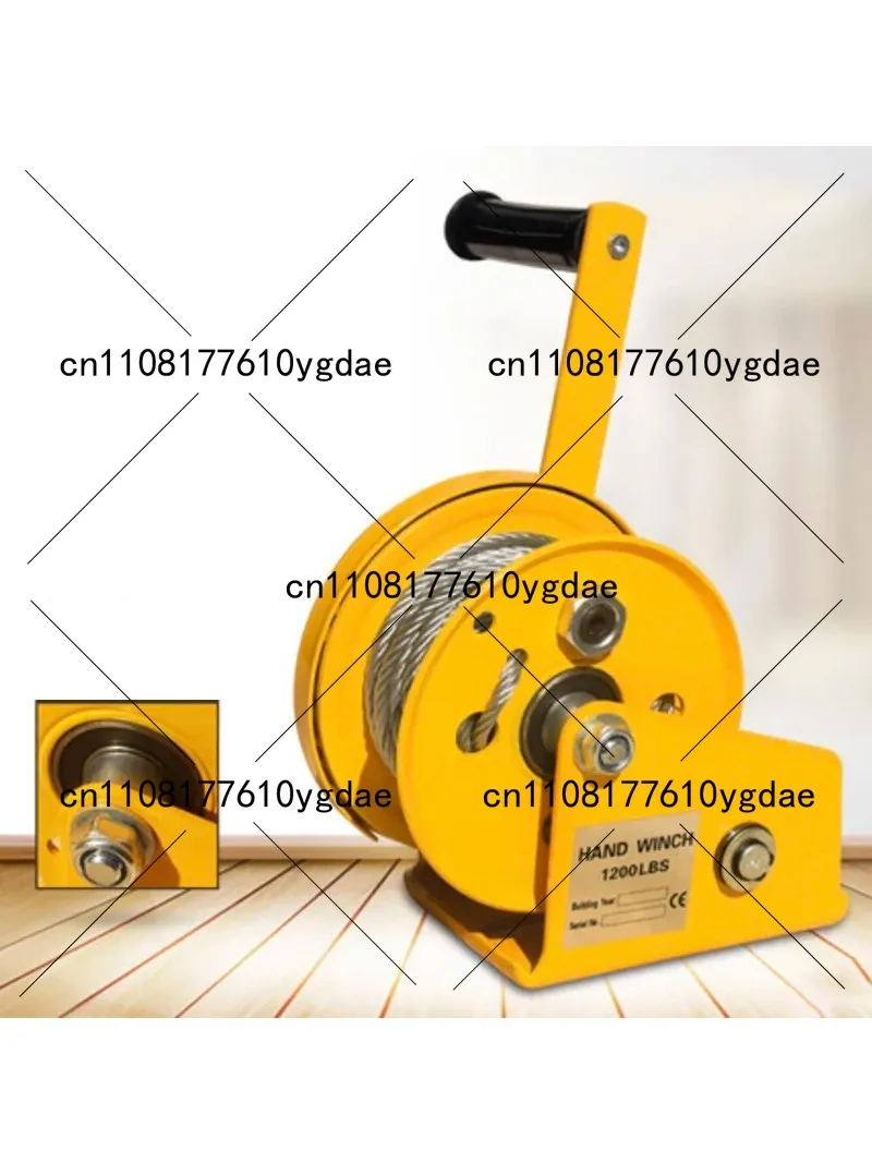 

Лебедка для судовых якорей из нержавеющей стали 1200 фунтов, автоматическая самоблокирующаяся, ручная подъемная установка