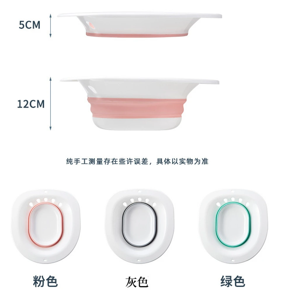 Foldable Bidet Sprayer Wash Basin Pregnant Bidet Older Hip Bathtub Flusher Hemorrhoids Patient Nursing Bowl Women Buttocks Basin