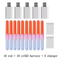 red and 5 charger