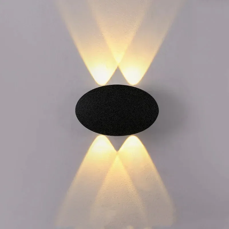 Outdoor Lighting Voltage - Lampe murale de jardin ovale moderne