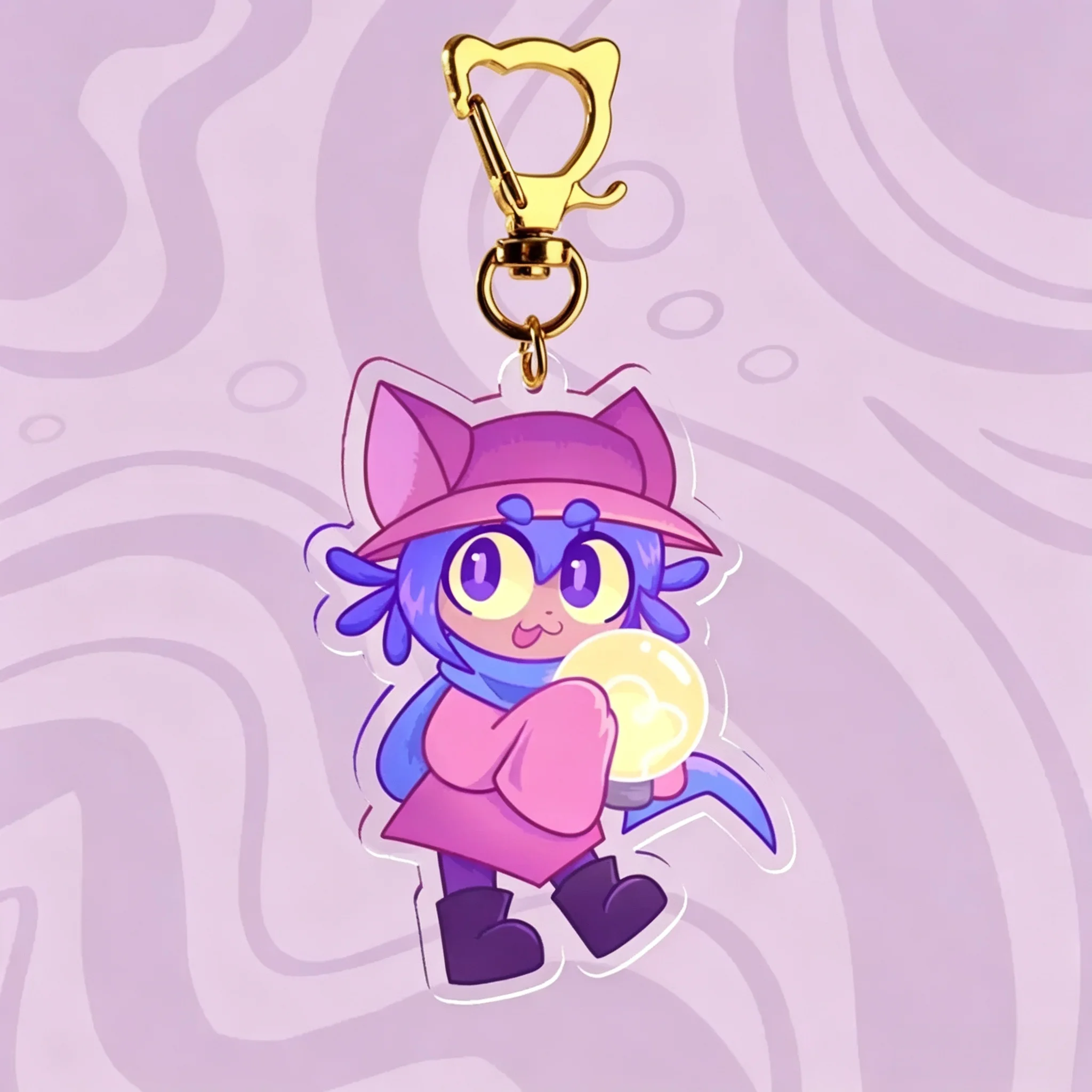 Niko Game Character Acrylic Keychain 2 Inches Double Sided Bag Charm