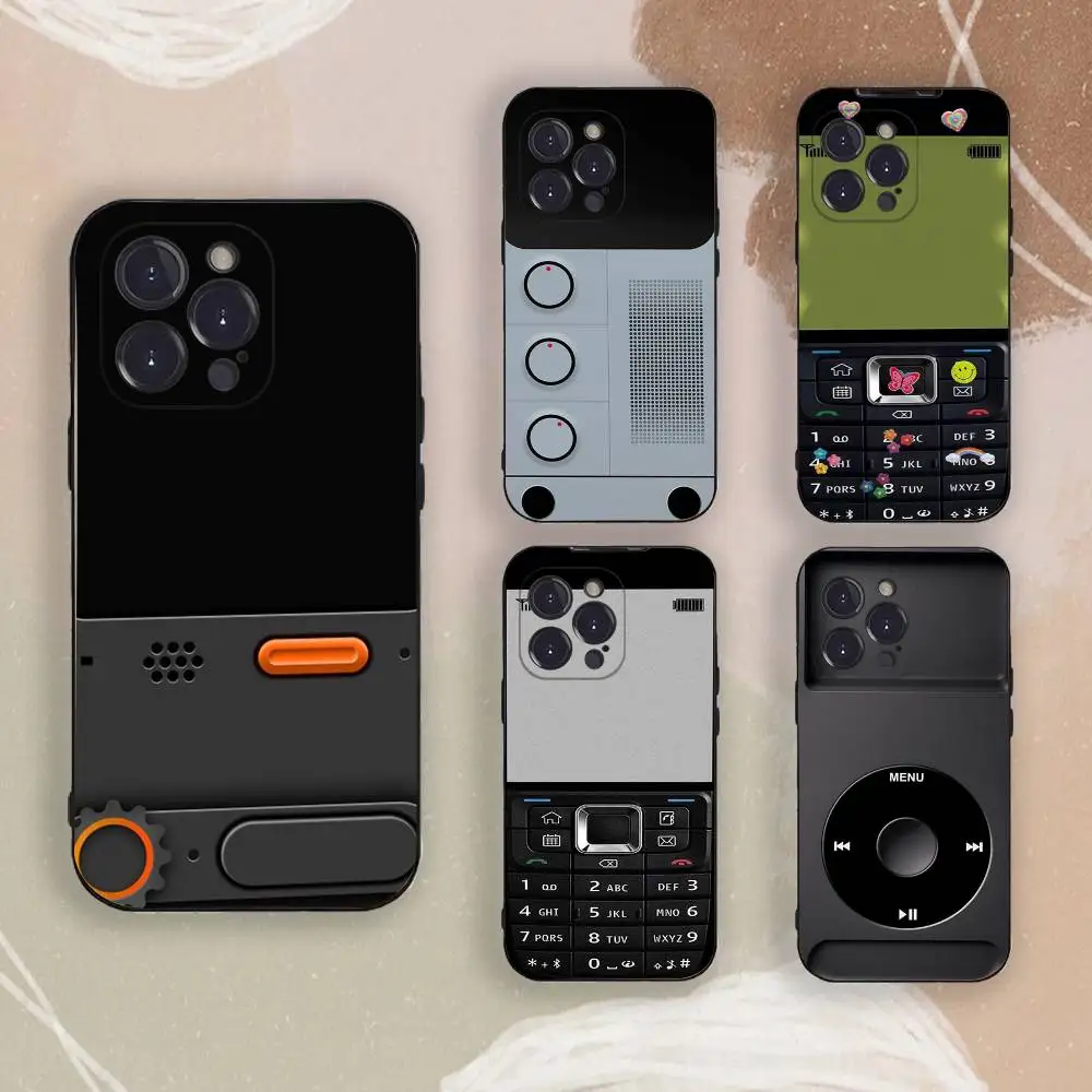 

Vintage-Style Phone Phone Case for iPhone 17,16,15,14,13,12,11,Pro,X,Xs,Max,Plus Shockproof Cover