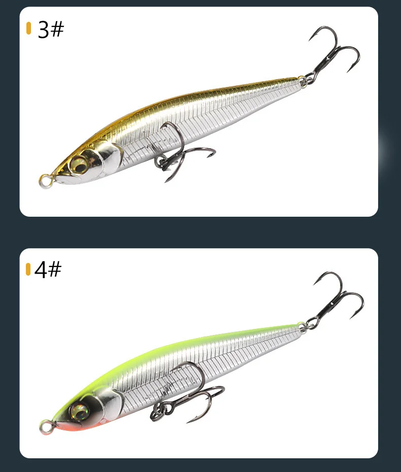 Zitternder sinkender Bleistift 10g 15g 21g 26g Wobbler Bass Fish Tackle lockt Angel zubehör Troll ing Fisch köder Forellen makrele – Detail 8