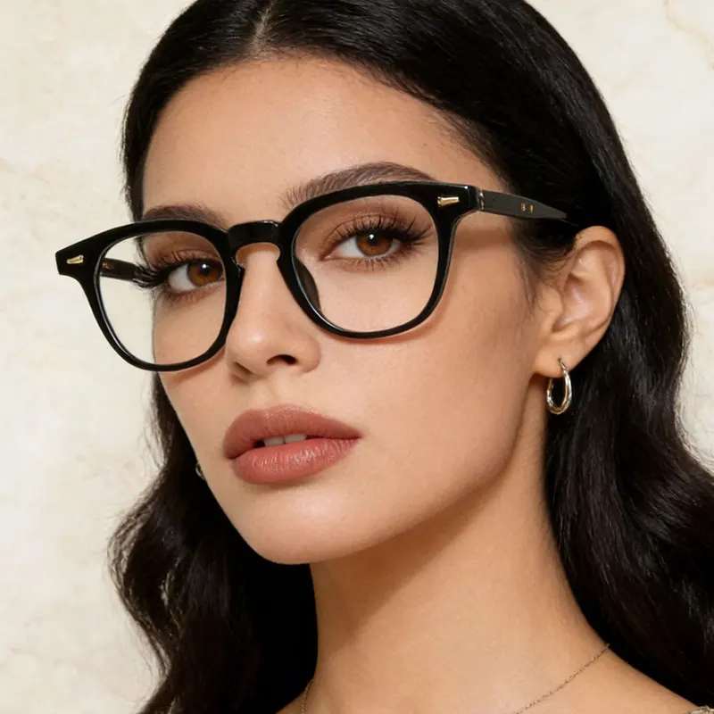 Retro Anti Blue Light Reading Glasses Men Luxury Brand Design Small Frame Women's Presbyopic Glasses Optical Lenses With Recipe