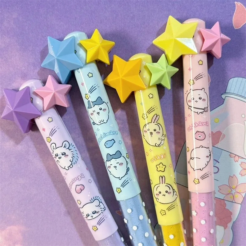 Chiikawa New Hachiware Limited Star Two-color Ballpoint Pen Usagi Momonga Boys and Girls Birthday Gifts for Friends