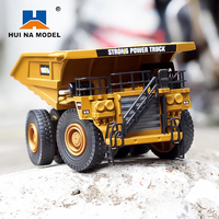 HUINA 1:40 1:50 Diecast Dump Truck Car Model Alloy Simulation Vehicle Articulated Backhoe Loader Excavator Toys Collectables