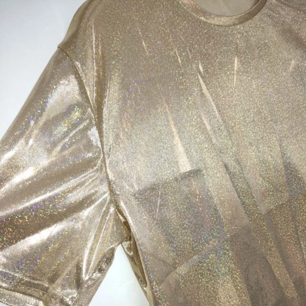 

Sweet Vintage Fashion Silk Top Purple Pink Ladies Shiny Loose T-shirt Sequins Aesthetic Harajuku Short Sleeved Party