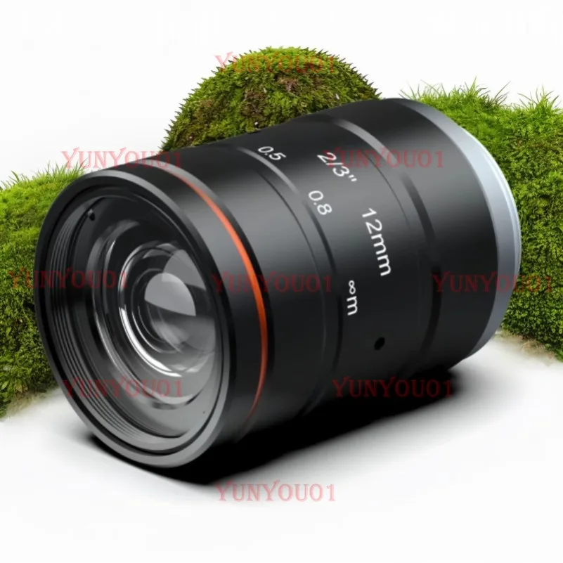 

16 Million Pixel 2/3 Inch Industrial Camera Fixed Focus Lens Distortion-free C Interface Focal Length 8-50mm