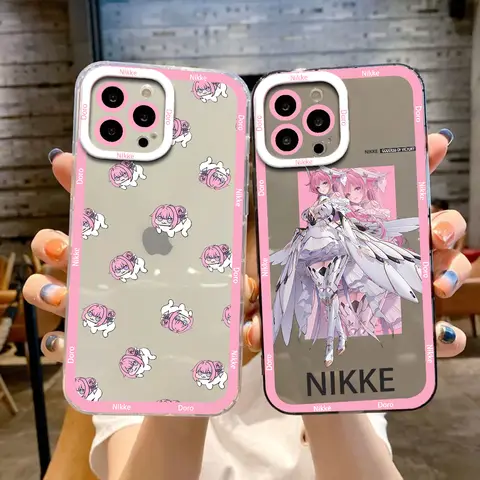 Game N-Nikke-S D-Doro Phone Case For Samsung Galaxy S25 Ultra S24 FE S23 S22 Plus Clear Shockproof Soft Bumper