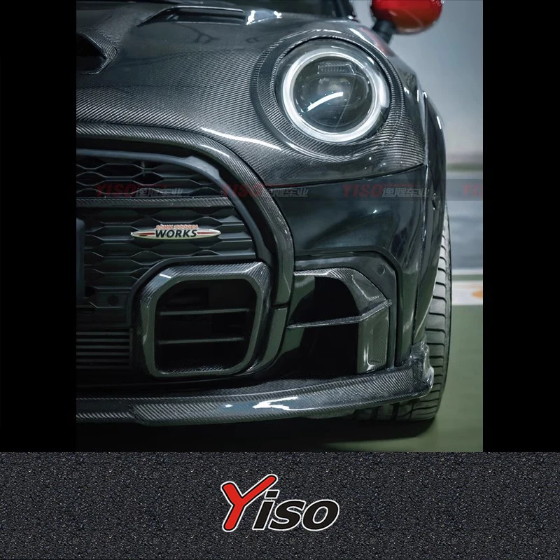 

Suitable for 2022-2023 MINI F55 F56 JCW Modified Carbon fiber YISO V2 Modified Aerodynamic kit MINI F55 F56 YISO V2 LOWER VENT