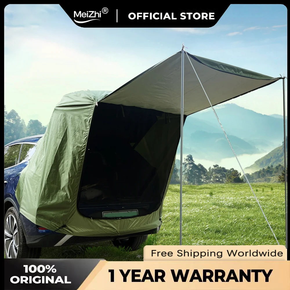 

Outdoor Car Rear Tent with Canopy, Sun and Rain-Proof, Perfect for Camping and Picnic Adventures, Great for Family