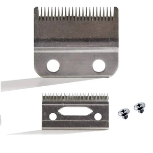 Lâmina de substituição profissional de 2 furos com dente escalonado para wahl série 5 estrelas clipe mágico sem fio 8148 máquina de cortar cabelo, modelo 2161 8 principais vendas maquina wahl magic clip cordless - №3