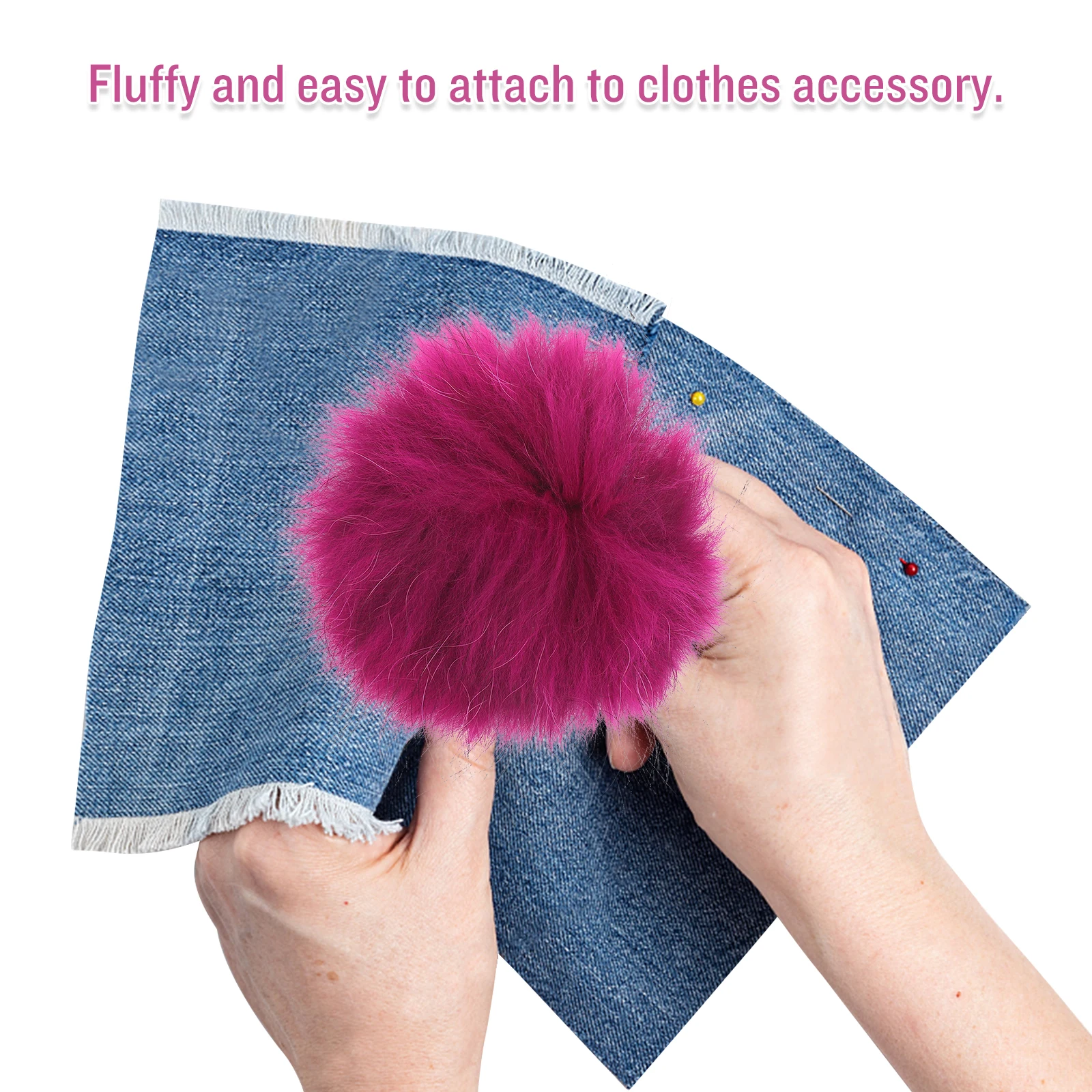 

Hair Ball Decorations Faux Accessories Pompom Pompoms for Crafts Hats