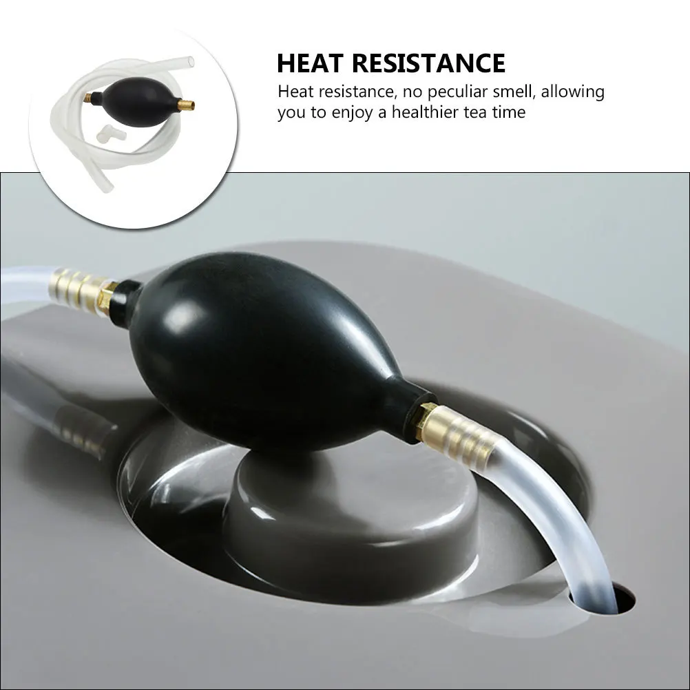 

1 Set Tray Drain With Suction Balls For Table Drainage Hose Flexible Tea Ceremony Accessory Drain Hose For Tea Tray