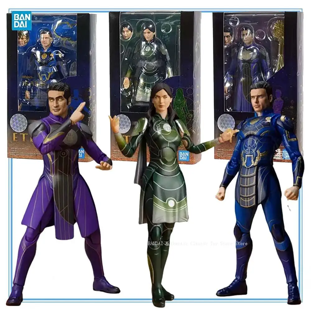 Bandai Los Eternos figura de Anime SHF Ikaris Sersi Kingo figura de acción coleccionable modelo juguetes de alta poseabilidad para regalo de niños