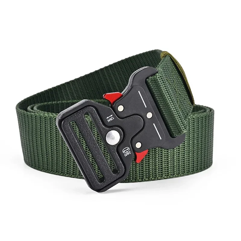 High Quality  Style - Belt Quick Release Outdoor  Belt Soft Real Nylon Sports Accessories Men and Women Belt