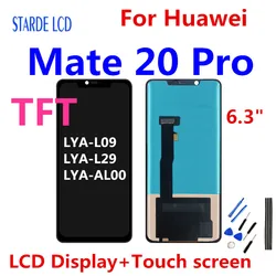 6.3” TFT For Huawei Mate 20 Pro LCD Display Touch Screen Digitizer Assembly LYA-L09 LYA-L29 LYA-AL00  For Mate20Pro Replacement