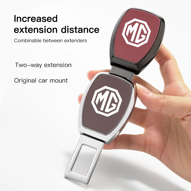 سلامة السيارة مقعد قفل مشبك حزام الأمان موسع محول قابس لموريس المرآب MG MG3 MG5 MG6 MG7 GT GS هيكتور HS ZS ZX EZS EHS #4