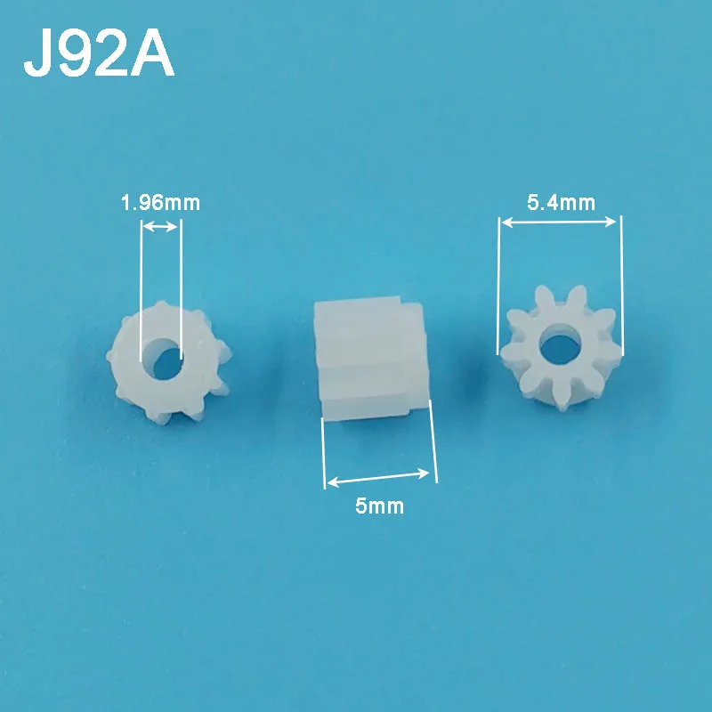 Lot de 9 pignons de 0.5m avec trou de 2mm, 10 pièces/lot, engrenages à 9 dents