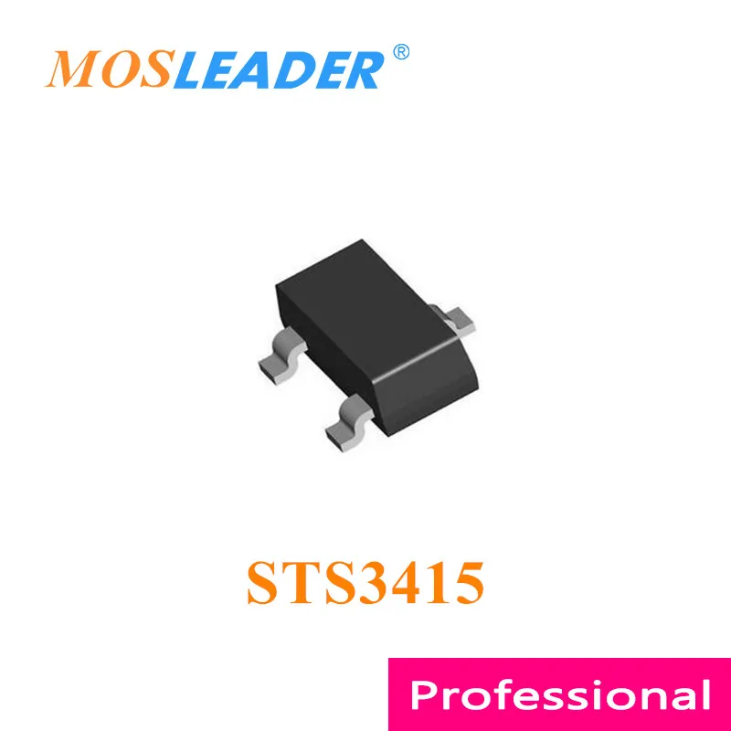 Mosleader 하이 퀄리티 중국산 P 채널, STS3415, SOT23, 3000PCs, 2.8A, 4.2A