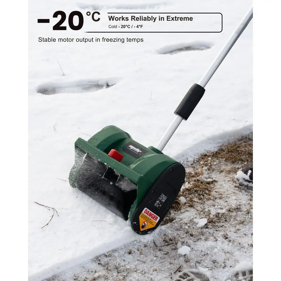 マキタ18Vバッテリー対応、12インチブラシレス除雪機、電動除雪機、調整可能なフロントハンドルとデフレーター付き