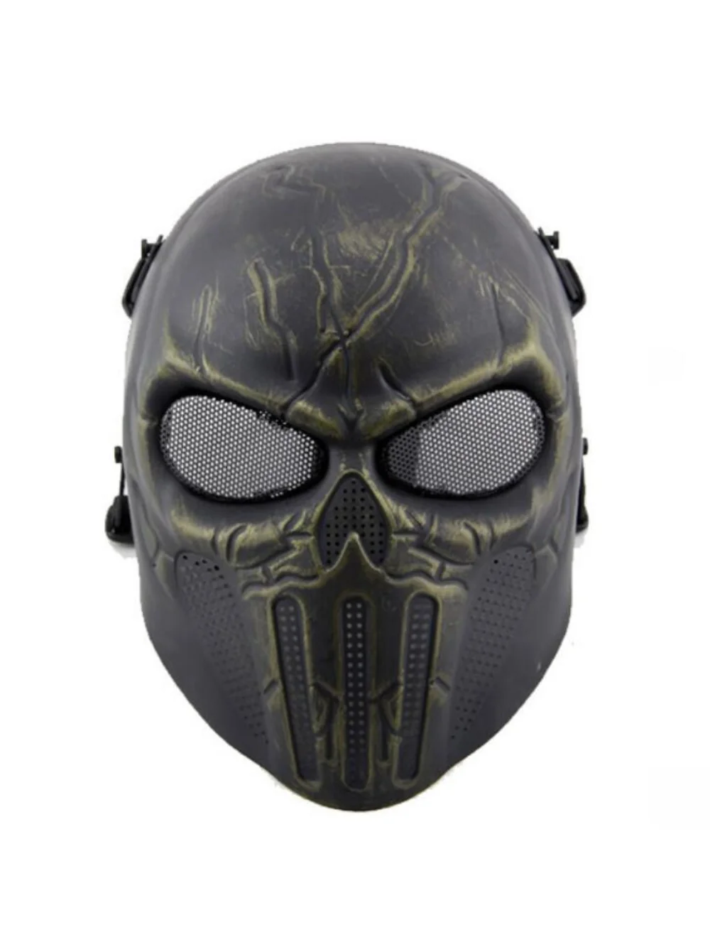 

Army Games Outdoor ABS Mesh Eye Shield Costume Supplies Halloween Party Luxury Airsoft Paintball Mask Skull Full Face Mask