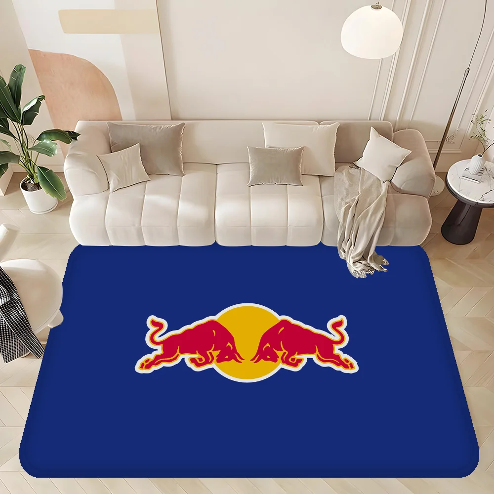 

R-Red-BullS Kitchen Mat Kids Room Bedroom Decoration Balcony Anti-Slip Doormat Living Room Alfombra