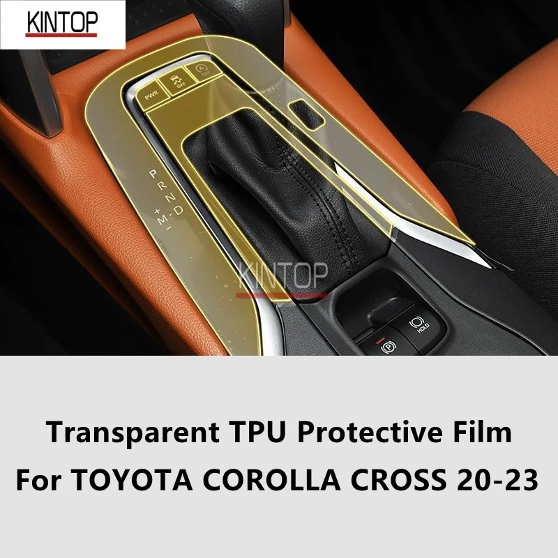 

Внутренняя центральная консоль для TOYOTA COROLLA CROSS 20-23, прозрачная фотопленка для ремонта от царапин