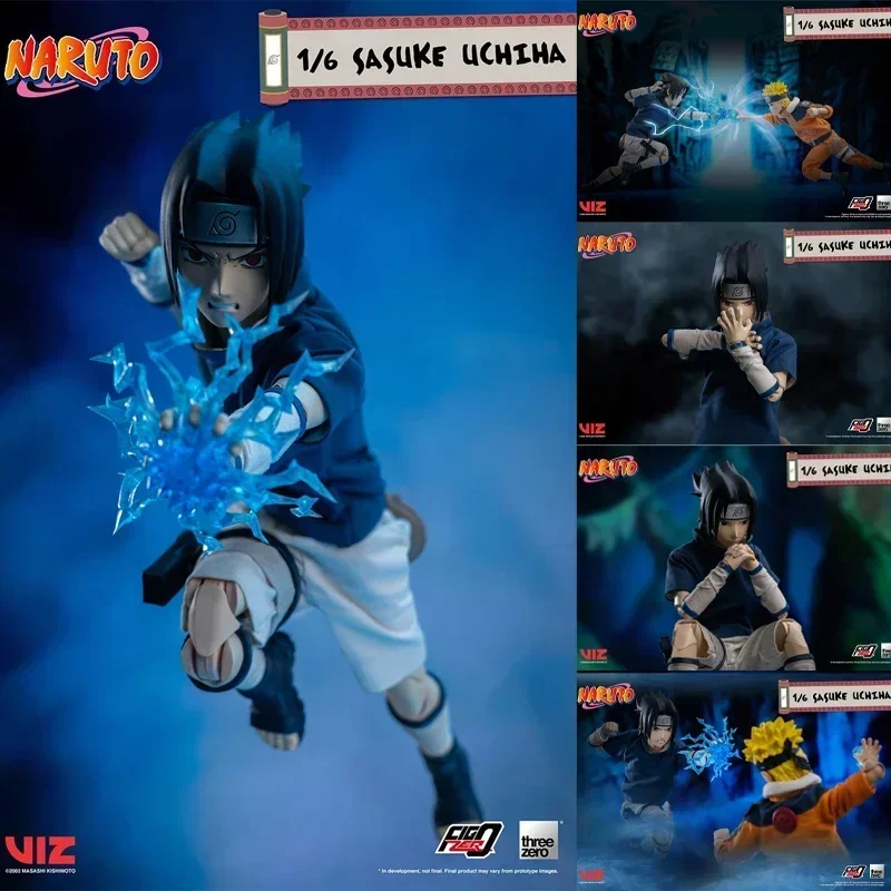 

В наличии NARUTO Uchiha Sasuke Threezero FigZero 1/6 ПВХ 25,3 см оригинальная аниме фигурка модель коллекция игрушки в штучной упаковке подарки