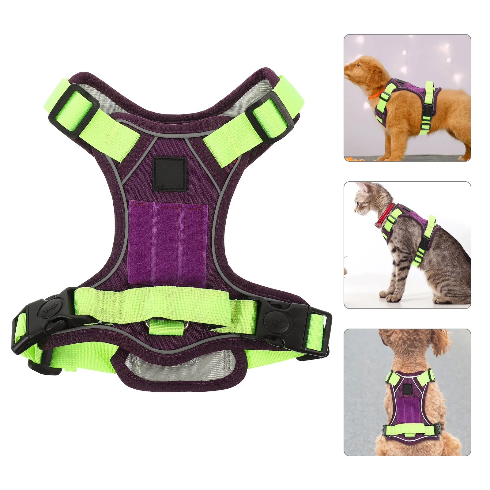 

1pcs Dog For Large Dogs Adjustable Lightweight Reflective Pet Harness Comfortable Heavy Duty Puppy Harness For Small Dogs