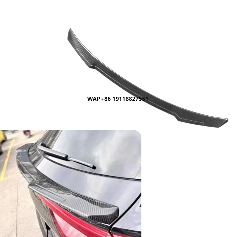 

Q8 Rear Spoiler Real Carbon Fiber Q8 Style Spoiler for Q8 SQ8 2021-IN Sedan Car Trunk Boot Spoiler