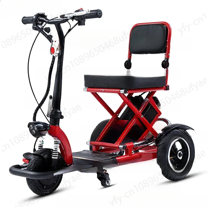 For Seniors Mobility Scooters Disabled Three Wheeler Trike 48V12A40-50KM Folding Electric Tricycle