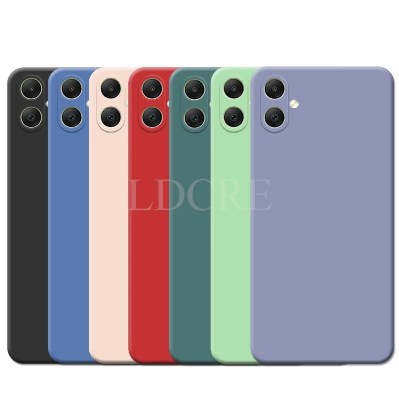 

For Samsung Galaxy A06 Case Liquid Silicone Protective Samsung A06 A05 A04 Case TPU Plain Rubber Phone Case Galaxy A06 Cover