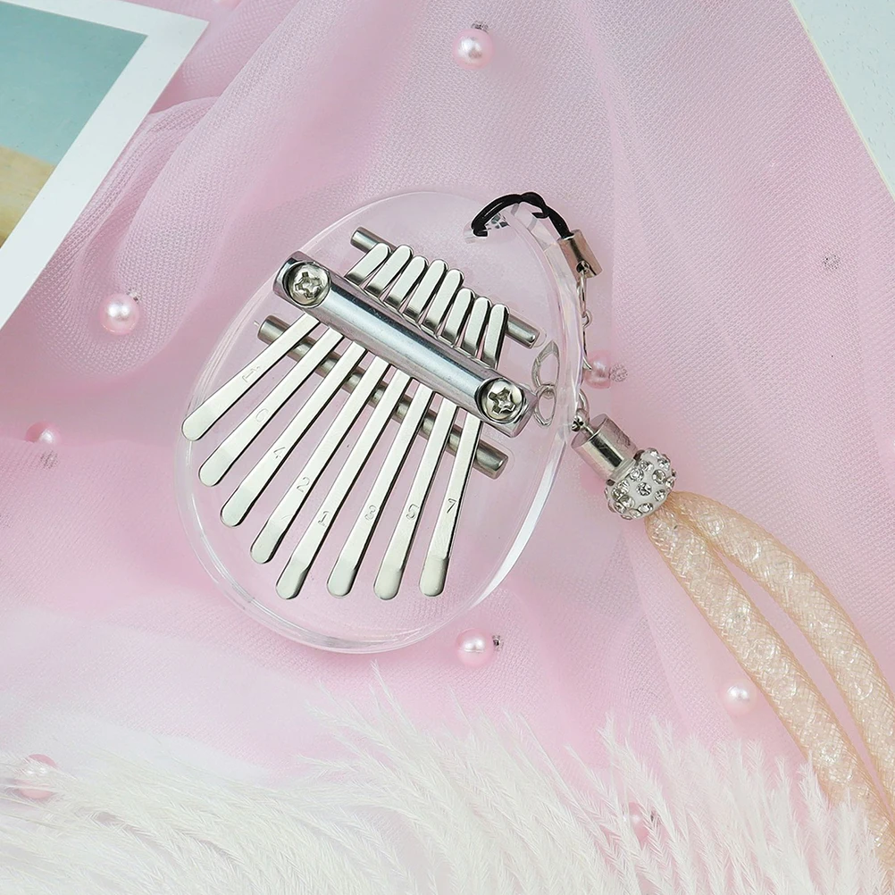 

Thumb Kalimba Transparent Caliber Keyboard Music Mini Keyboards Instruments Piano Crystal