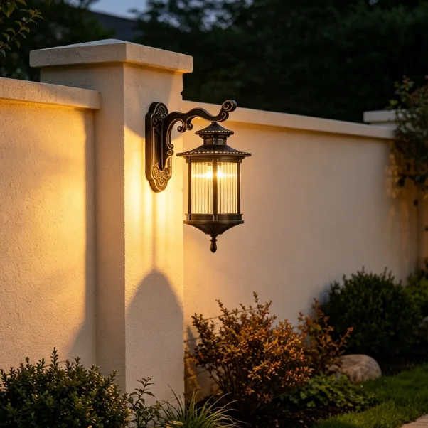 Outdoor Waterproof Wall Lamp Courtyard Light Long Strip Hanging Lamp Garden Villa Entrance Chinese Style