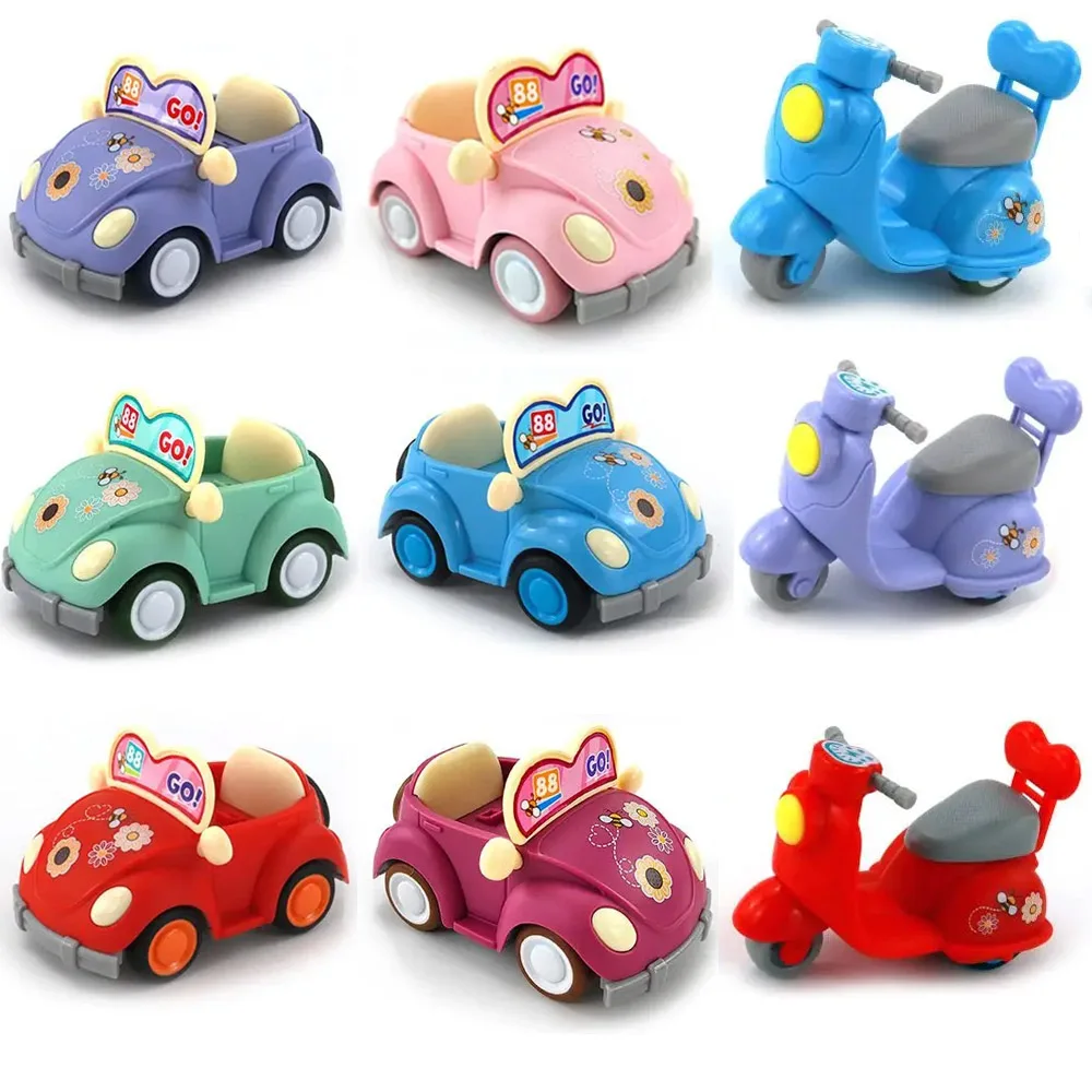 家族全員のためのミニプルバック1/12,緑,プラスチック,オートバイドールハウス,ミニチュア家具,モデルセット,子供のおもちゃ,女の子へのギフト