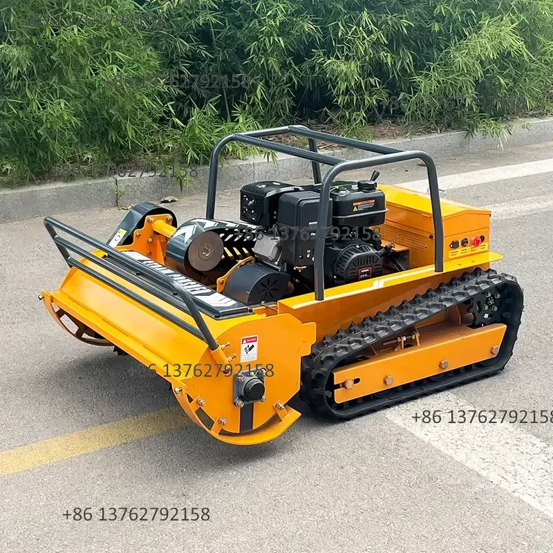 【2026】 550mm 800mm 1000mm Factory Cheap Grass Cutter Crawler Remote Control Lawn Mower With CE EPA Certificate